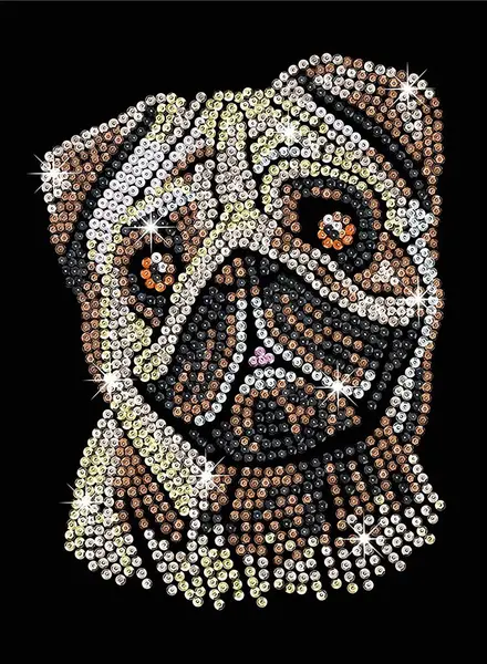 Kit creativ Sequin Art - Sequin Art, Pug