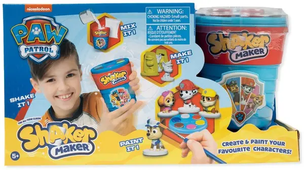 Kit creativ Shaker Maker - Figurină DIY, Paw Patrol
