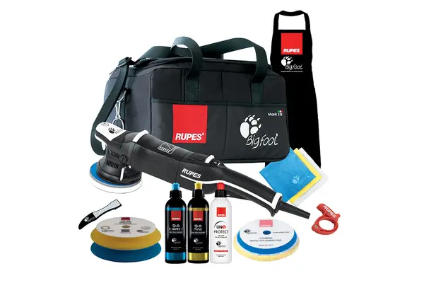 Kit DA LUXURY masina de polish orbitala RUPES Bigfoot LHR15 Mark III, 500w, taler 125mm, viteza max 5200 rot/min, orbita de 15mm