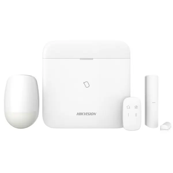 Kit de alarma wireless AX PRO Middle Level Hikvision DS-PWA96-Kit-WE, 868MHz, 96 zone wireless, 3/4G, SMS, Voice Call, dual SIM