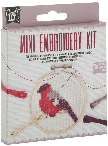 Kit de broderie creativă Grafix - Pasăre, 12.5 х 10 cm