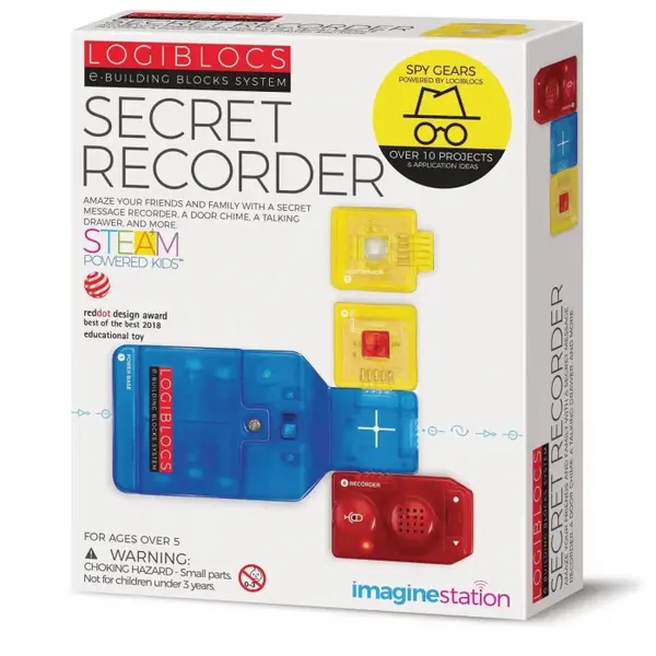 Kit de constructie Logiblocs - Secret Recorder