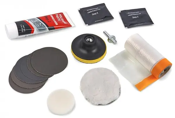 Kit de lustruire a farurilor HBM - 9470, 13 piese