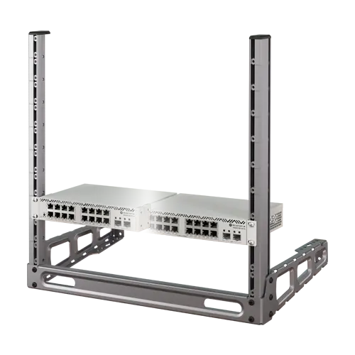 Kit de montare in rack de 19' a doua CSS318-16G-2S+IN - MikroTik RMK-2x10/19
