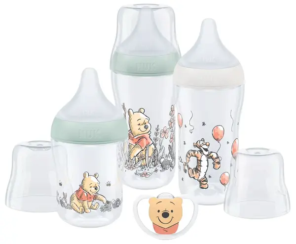 Kit de pornire din 4 piese Nuk Perfect Match - Temperature Control, Disney