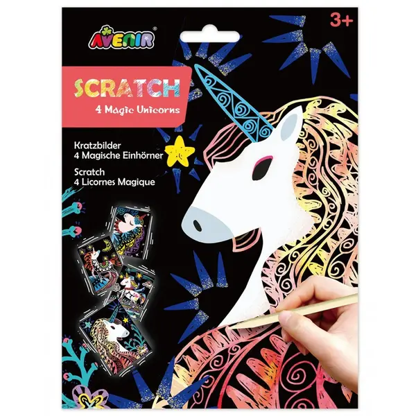Kit de razuit, Avenir, 4 Unicorni magici
