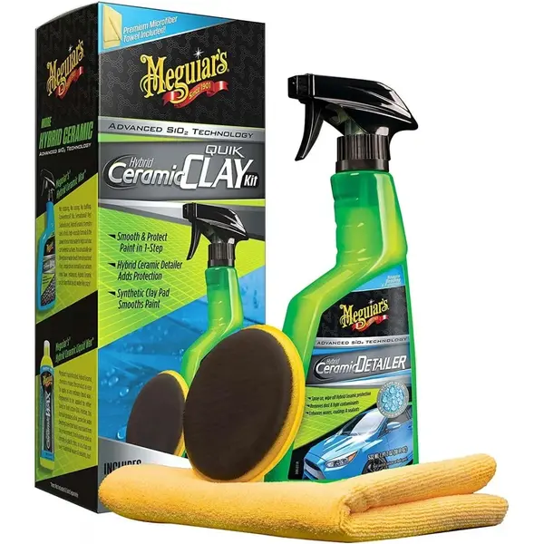 Kit Decontaminare Meguiar s Hybrid Ceramic Quik Clay G200200MG