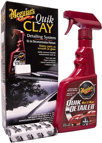 Kit decontaminare vopsea MEGUIAR'S Clay Kit 473ml + 80g argila