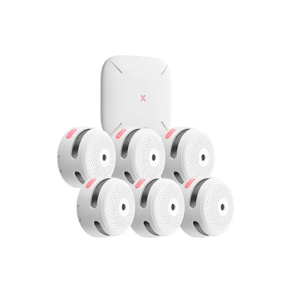 Kit detectie incendiu X-Sense FS61, 85 dB, autonomie 5 ani, control aplicatie, WiFi