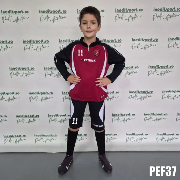 Kit echipament bluza fleece si bermude PATRICK EF37 2XL, BLEUMARIN CU BORDO