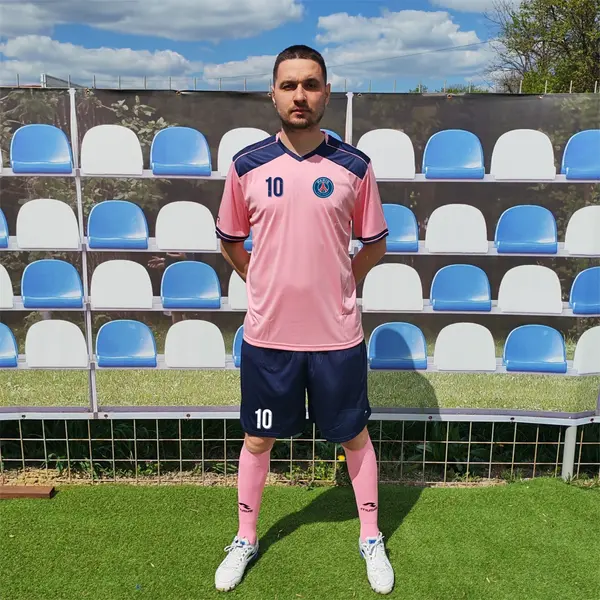 Kit echipament MUSAI - EF3 L, Roz cu Bleumarin