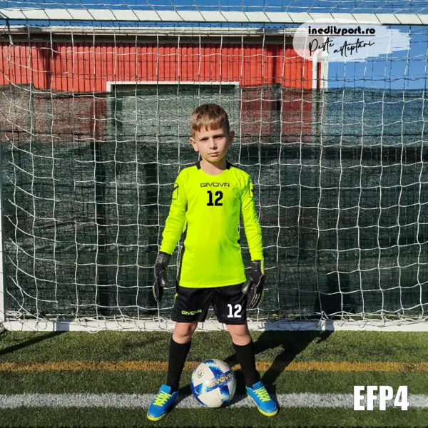 Kit echipament portar GIVOVA Hyguana 2XS, Verde-Negru EFP4 2XS, Tricou verde, șort negru