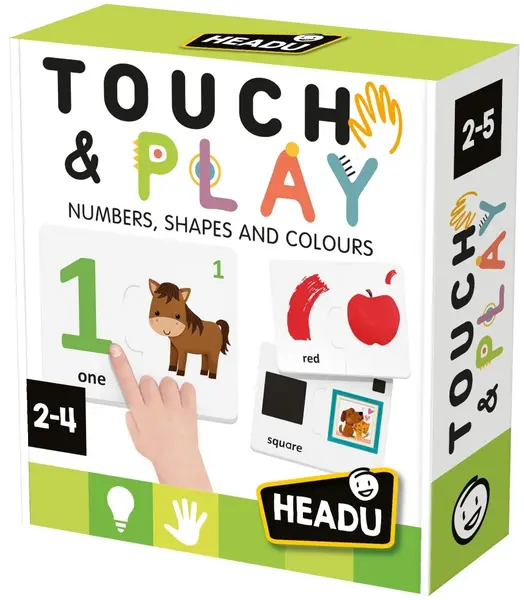 Kit educațional Headu Touch and Play - Numere, forme și culori