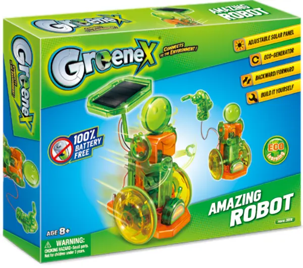 Kit educațional STEM т Amazing Toys Greenex - Robot solar