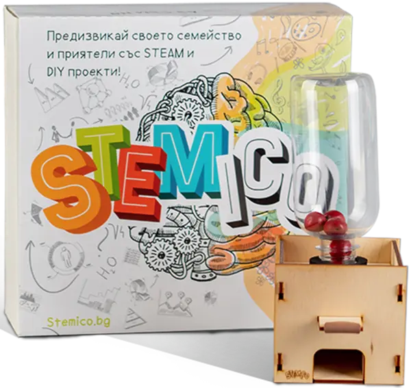 Kit educational Stemico - Masina pentru bomboane si guma de mestecat