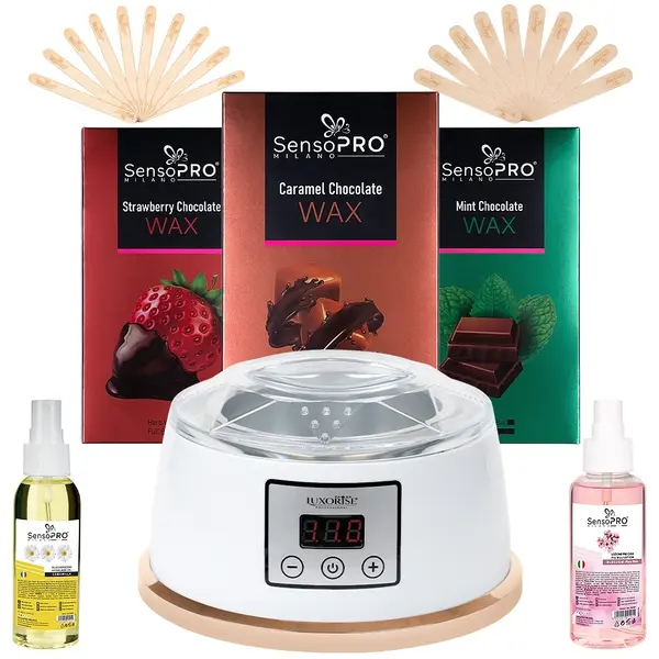 Kit Epilare Ceara Royal Chocolate Premium Care, SensoPRO Milano