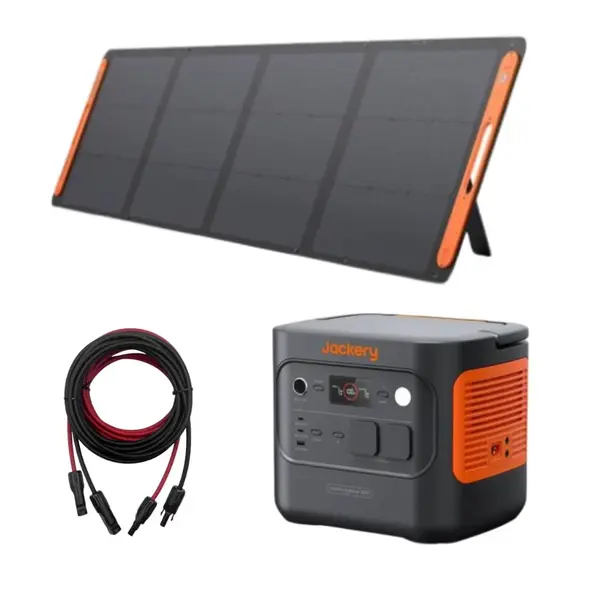 Kit generator solar portabil 2200W 2042Wh Jackery Explorer 2000 V2 + panou 200W