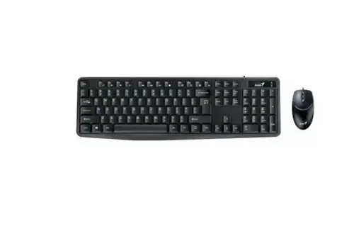 Kit Genius G-31330006401, tastatura, USB + mouse, USB, Optic (Negru)