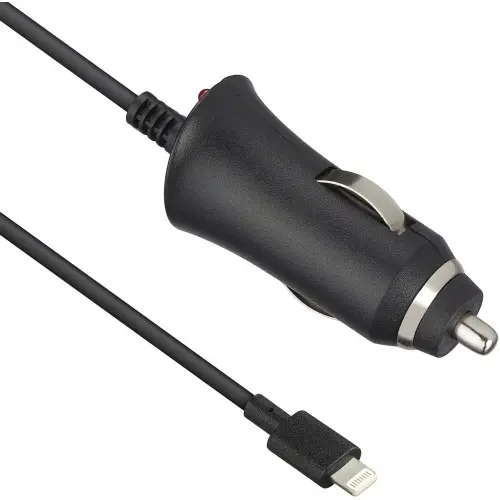 Kit Incarcator telefon Kit Lightning In-Car Charger MFI IP5BCC2A, Tip Auto, Conectivitate Lightning, Putere 2100mAh (Negru)
