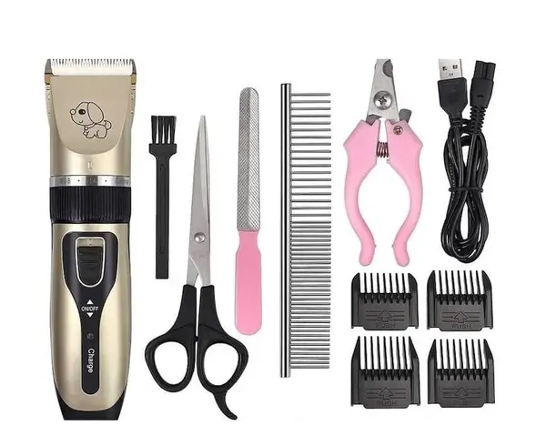 KIT ingrijire animale companie aparat de tuns masina de taiat unghii si accesorii