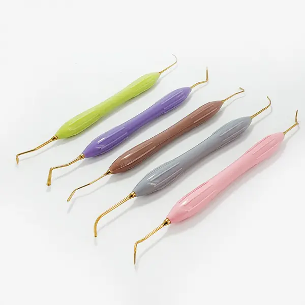 Kit Instrumente modelare compozit din titan cu parte activa aurie
