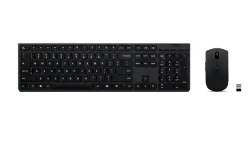 Kit Lenovo Professional Combo AI, Tastatura + Mouse, Wireless 2.4Ghz (Negru)