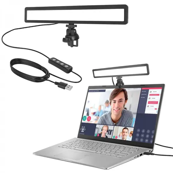 Kit lumină video LED K&F Concept, ideal pentru fotografiere și filmare.