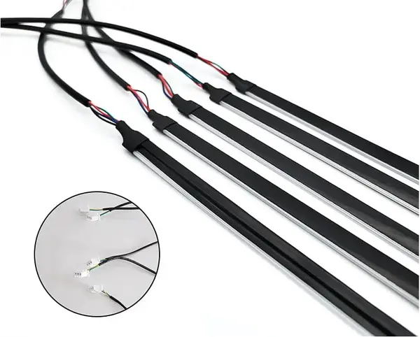 Kit Lumini Ambientale interior auto 18 in 1 RGB cu Aplicatie