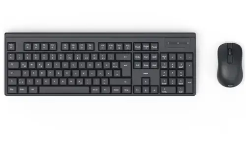 Kit mouse si tastatura Hama WKM-100, Wireless (Negru)