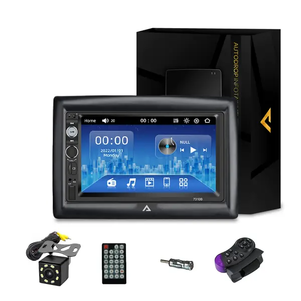 [KIT] MP5 Player pentru MEGANE 2, WinCE, Bluetooth, USB, CardSD, Camera Marsarier, Auxiliar, Mirrorlink, Touchscreen, - AD-BGP7010B+AD-BGRRE0032DIN