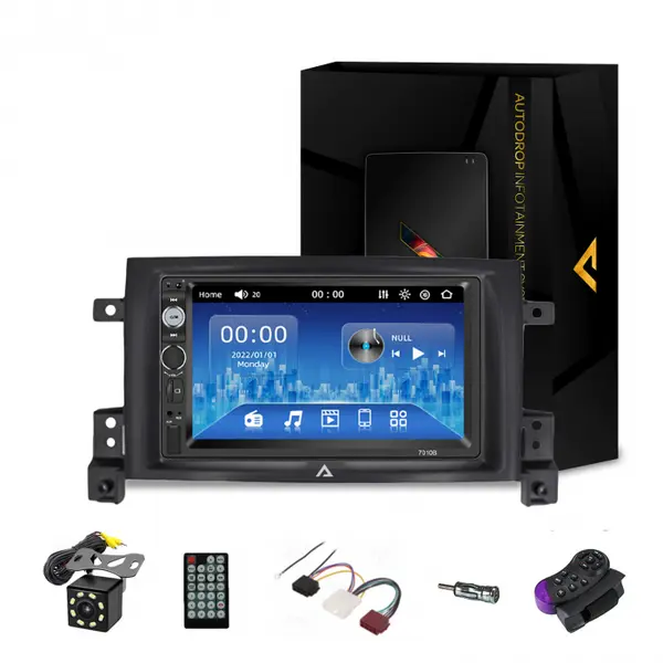 [KIT] MP5 Player pentru Suzuki Grand Vitara 2005-2015, WinCE, Bluetooth, USB, CardSD, Camera Marsarier, Auxiliar, Mirrorlink, Touchscreen, - AD-BGP7010B+AD-BGRSU0122DIN