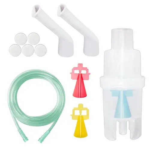 Kit nebulizare Little Doctor Basic, 3 dispensere, particule variabile, pentru aparate de aerosoli cu compresor