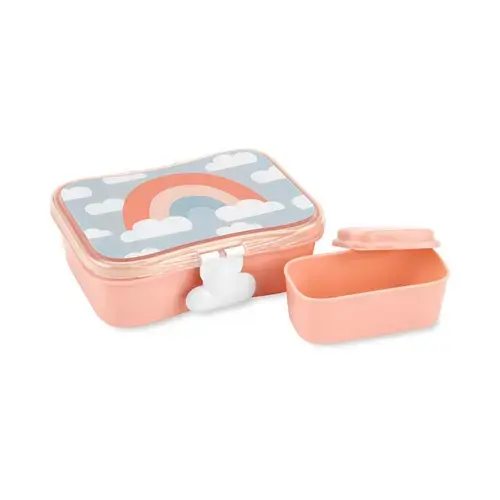 Kit pentru pranz Skip Hop Spark - Curcubeu, 700 ml (Roz)