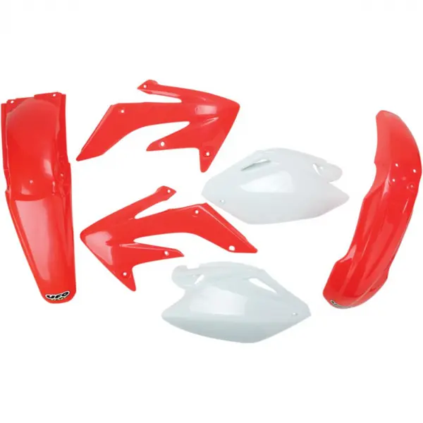 Kit plastice Honda CRF 250 ,2004-05, alb rosu, culoare OEM