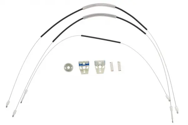Kit reparatie macara geam fata dreapta set, 5 usi versiune VW GOLF V intre 2003-2009