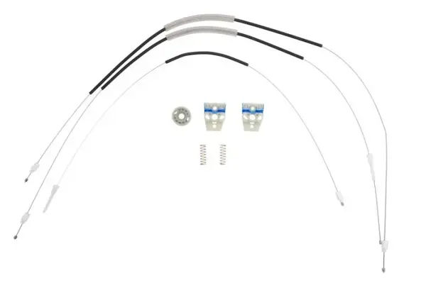 Kit reparatie macara geam fata stanga set, 5 usi versiune VW GOLF V intre 2003-2009