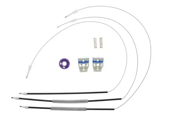 Kit reparatie macara geam fata stanga set VW POLO dupa 2009