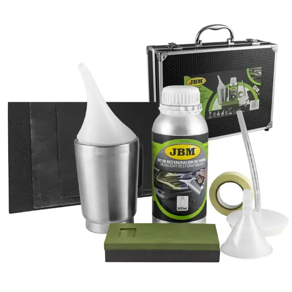 Kit restaurare faruri cu polimer lichid JBM - include 600ml substanta