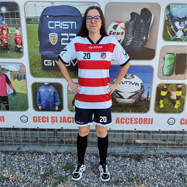 Kit Rugby GIVOVA - EF50 Alb cu rosu, M