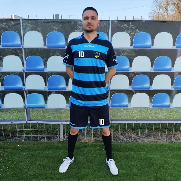 Kit Rugby GIVOVA - EF50 Bleumarin cu Albastru deschis, XL