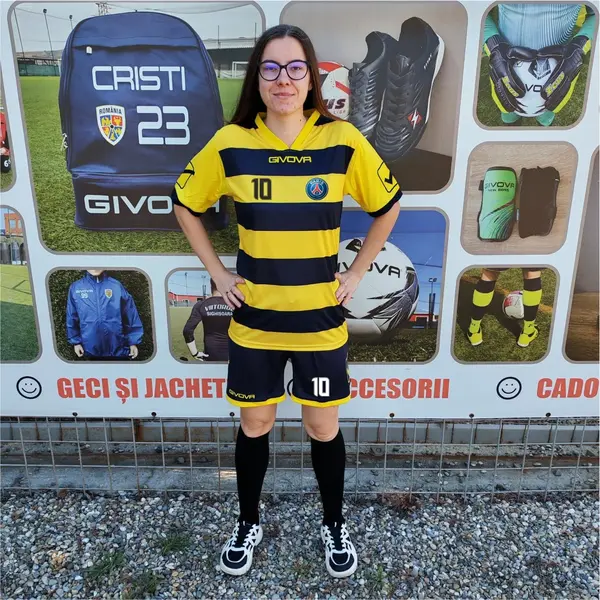 Kit Rugby GIVOVA - EF50 Galben cu Bleumarin, M