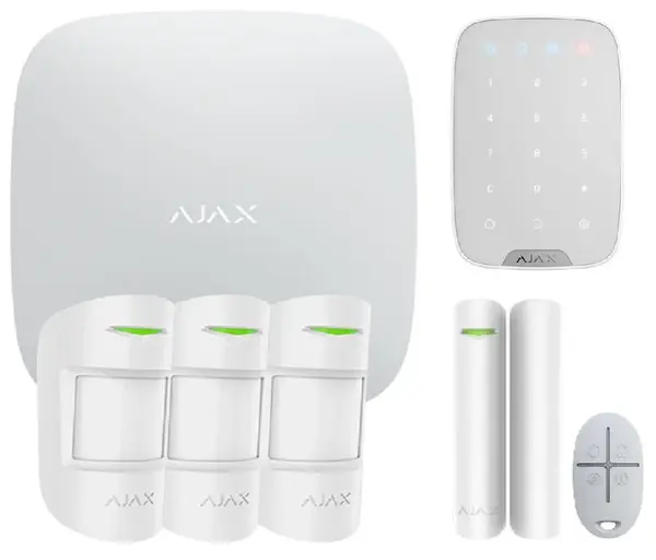 Kit sistem de alarma IP / GSM wireless Ajax 4 zone KITAJAX4KEY