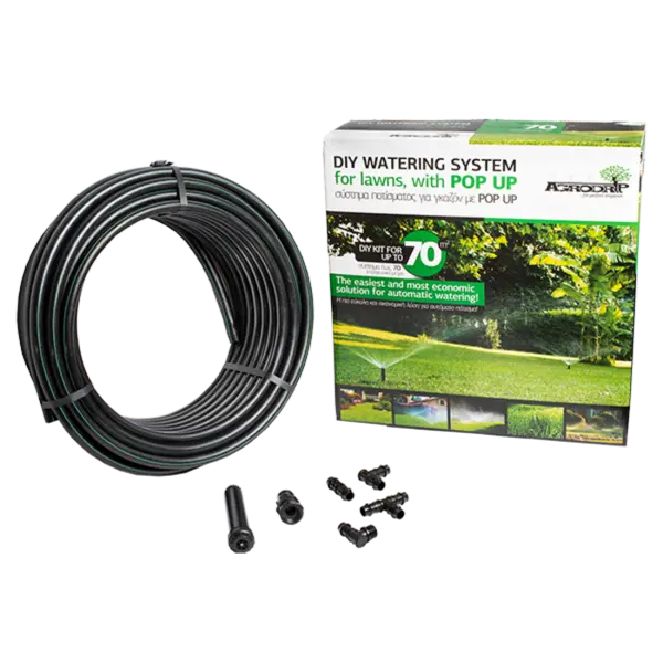 Kit sistem de irigare gazon, maximum 70 mp