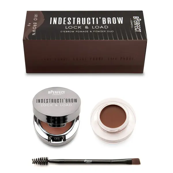Kit sprancene BPerfect Indestructi`Brow Lock & Load Eyebrow Pomad
