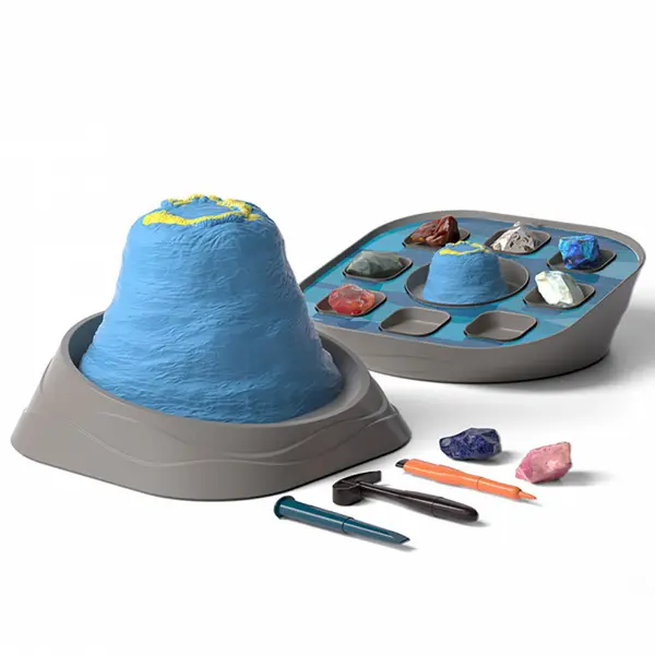 Kit STEM de excavare pietre pretioase din Marea gaura albastra Belize, TopBright Toys