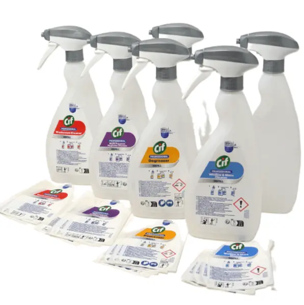 Kit sticle dozare CIF Professional 6 buc/set Kit sticle dozare CIF Professional 6 buc/set
