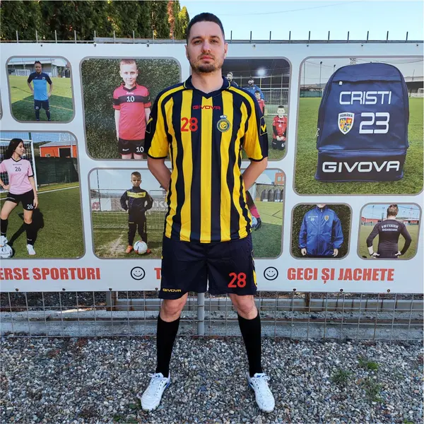 Kit Supporter MC GIVOVA - EF48 BLEUMARIN CU GALBEN, XL