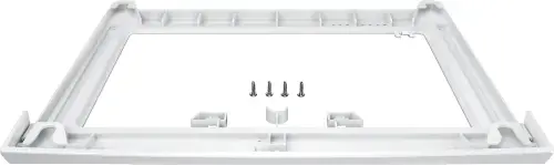 Kit suprapunere Bosch WTZ27510 penru masina de spalat si uscator, 35 x 593 x 556 mm (Alb)