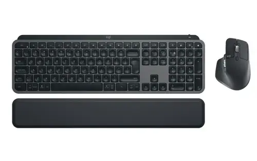 Kit Tastatura + Mouse Wireless Logitech MX Keys Combo for Business Gen 2 Graphite (Negru)