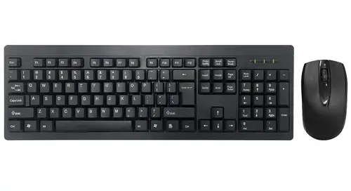 Kit tastatura si mouse wireless Omega OKM081WB (Negru)